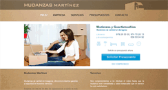 Desktop Screenshot of mudanzasmartinez.net